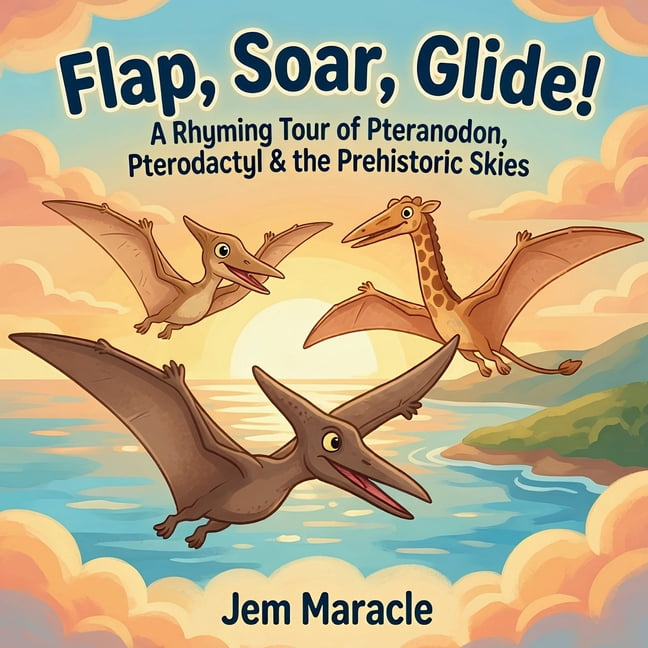 Roar & Explore Flap, Soar, Glide!: A Rhyming Tour of Pteranodon, Pterodactyl & the Prehistoric Skies - A Curious First Flying-Reptile P, Book 2, (Paperback)
