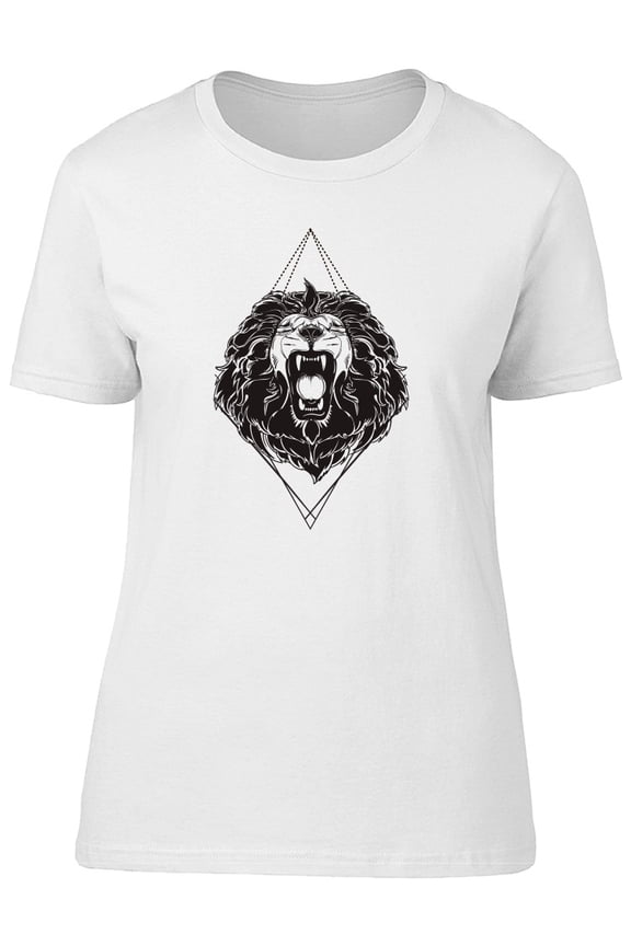 Roar Lions Head T-Shirt Men -Image by Shutterstock, Male Small