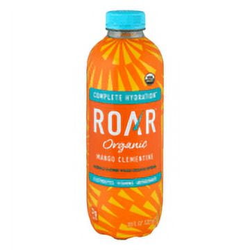 Roar Organic Mango Clementine Vitamin Enhanced Beverage, 18 fl oz Pack of 12