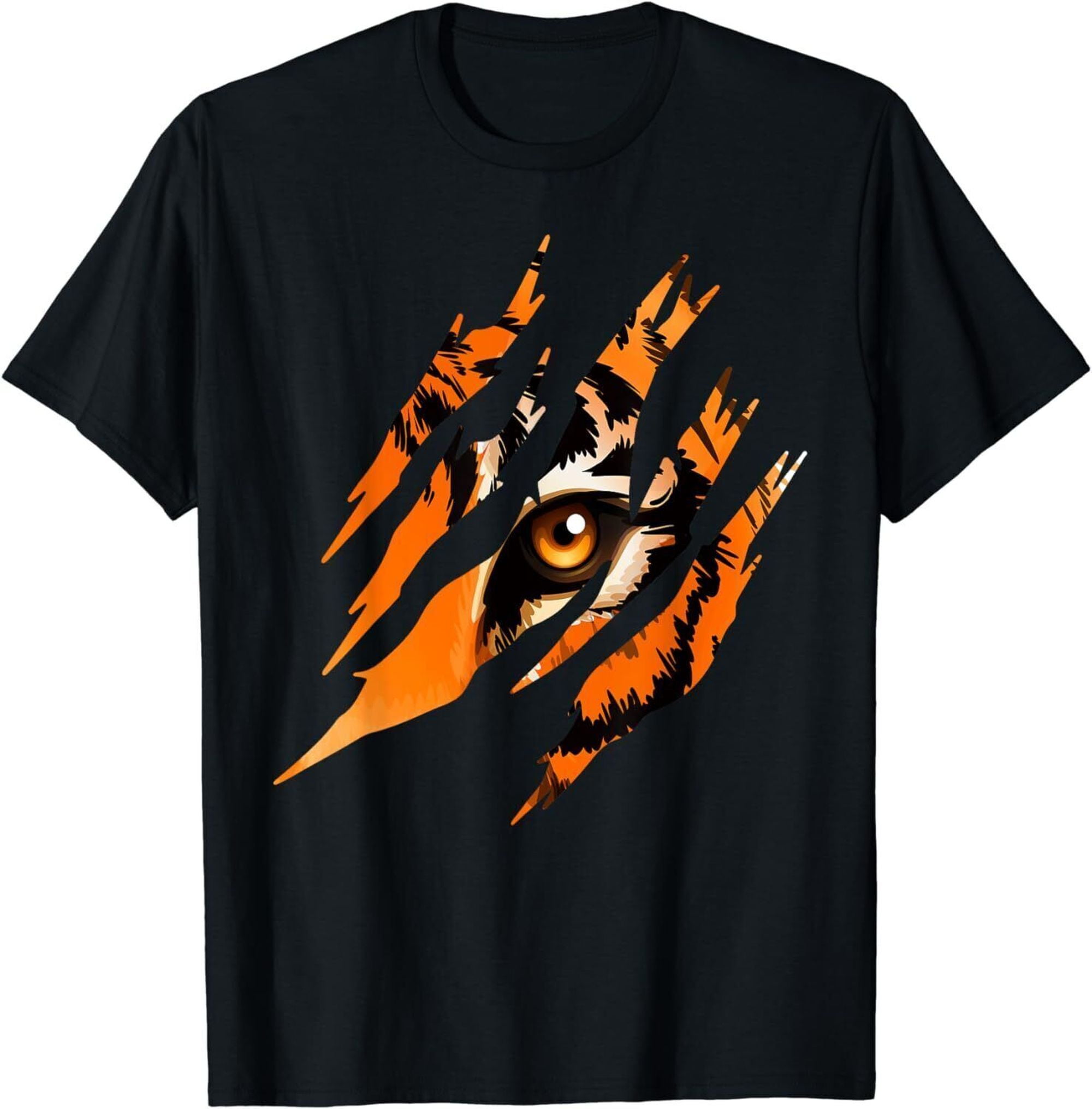 Roar with Courage in the Tiger Eye Adventure Tee - Embrace the Wild and 