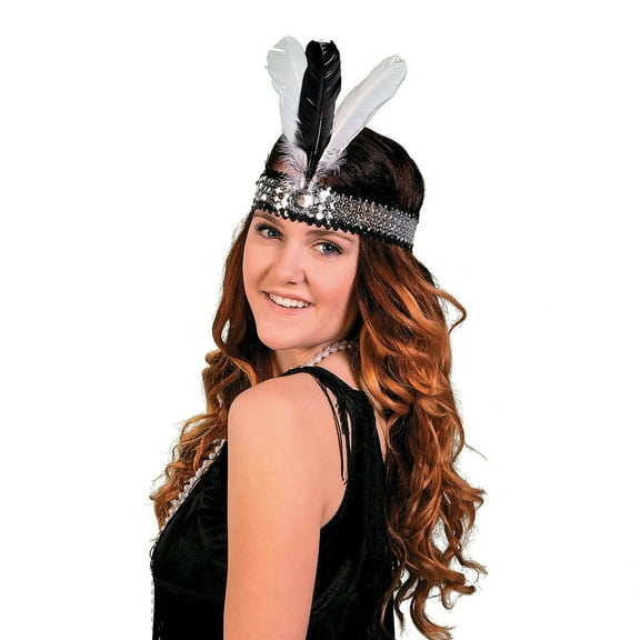 Roaring 20'S Feathered Headpiece - Apparel Accessories - 1 Piece