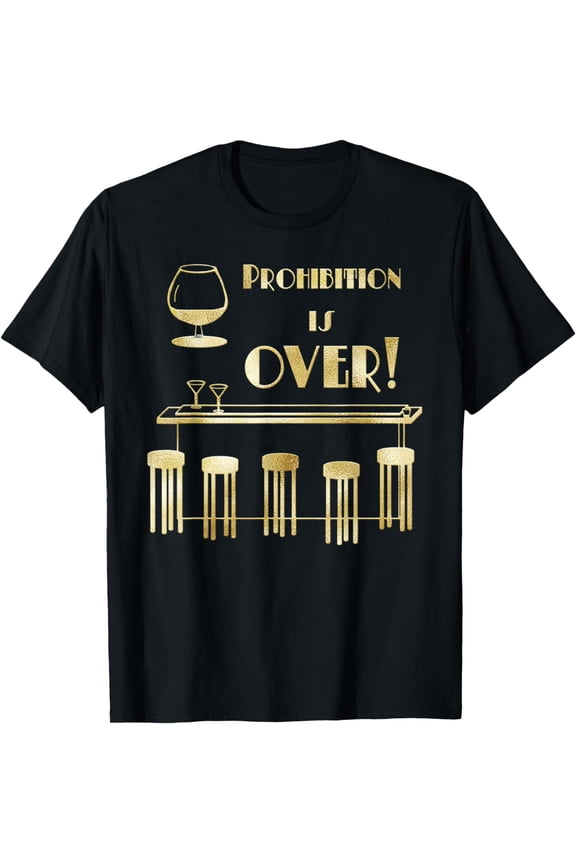 Roaring 20's Costume for New Years Eve 2020 Roaring 20's T-ShirtMen and women, Black T-shirt, size: Extra large