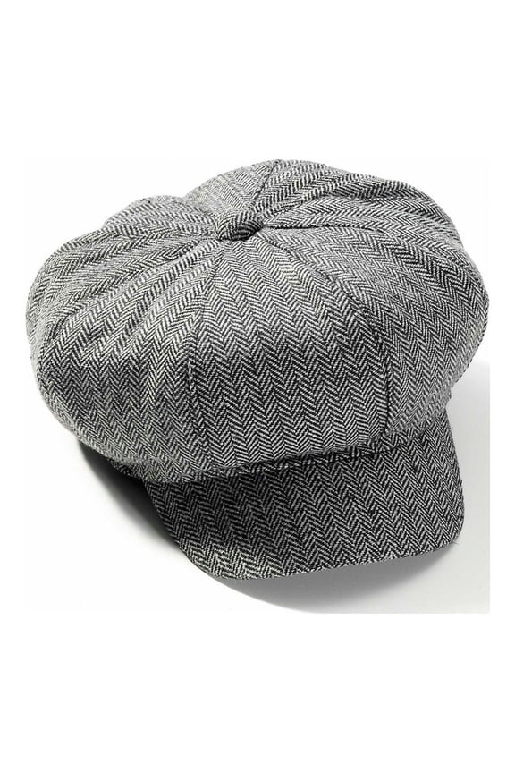 Forum Novelties Tweed Newsboy Hat