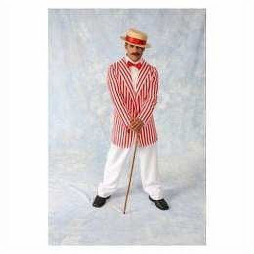 Roaring 20s Blazer Adult Mens White Barber Costume Roaring 20s Blazer Adult Mens White Barber Costume