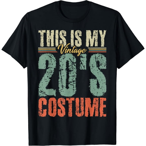 Roaring 20s Costume 20's Outfit 1920s Fashion 20 Theme Party T-Shirt