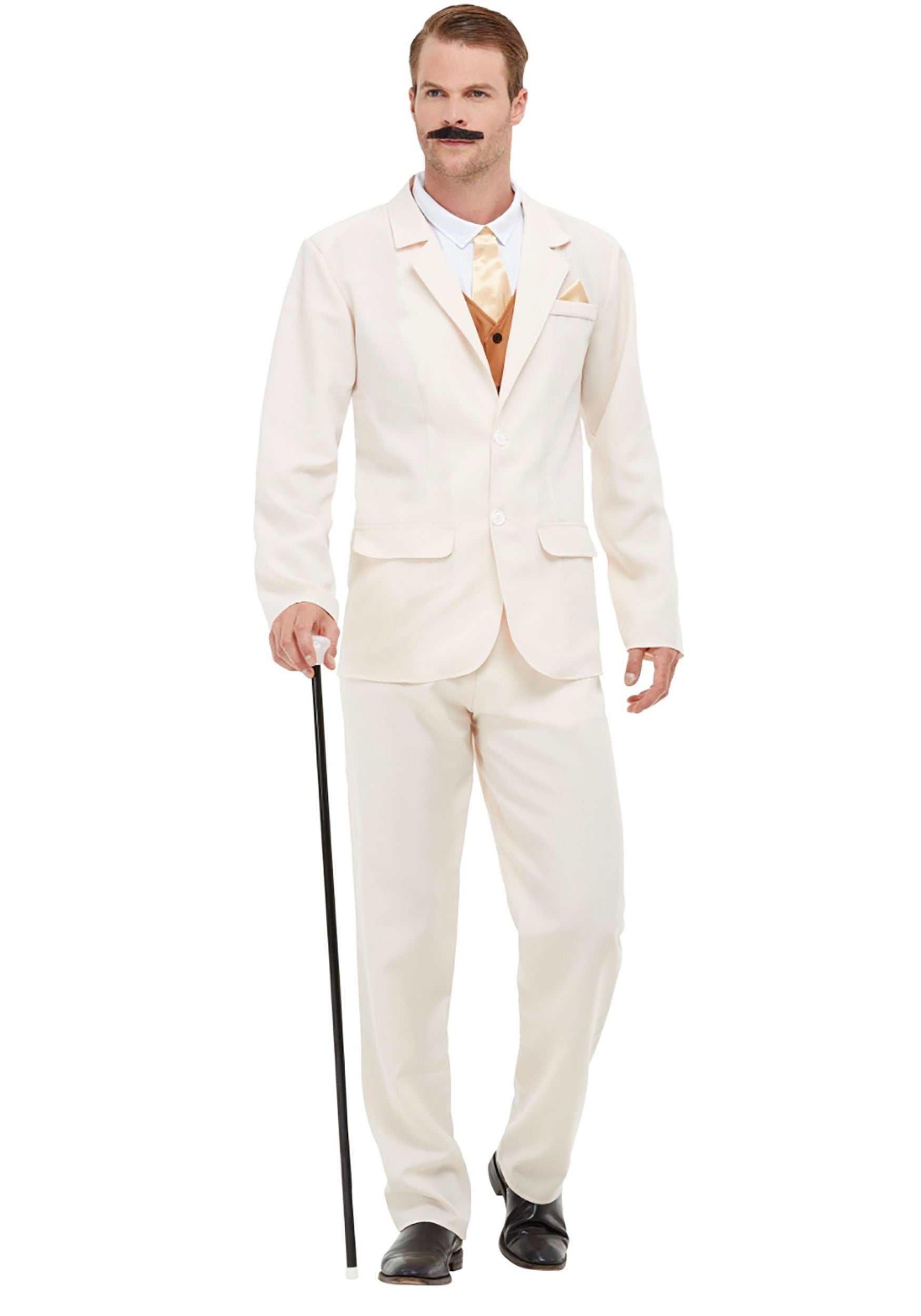 Roaring 20s Gent Costume Adult White Roaring 20s Gent Costume Adult White