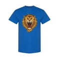 thumbnail image 1 of Roaring Angry Lion Graphic T-Shirt Men -Image by Shutterstock, Male XX-Large, 1 of 2