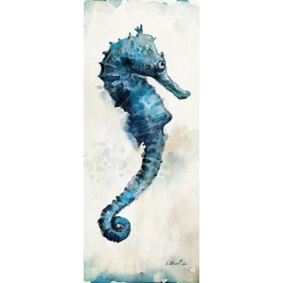 Roaring Brook Art PDXRB9507VMSMALL Watercolor Seahorse Panel I Poster Print by Vittorio Milan, 10 x 20 - Small