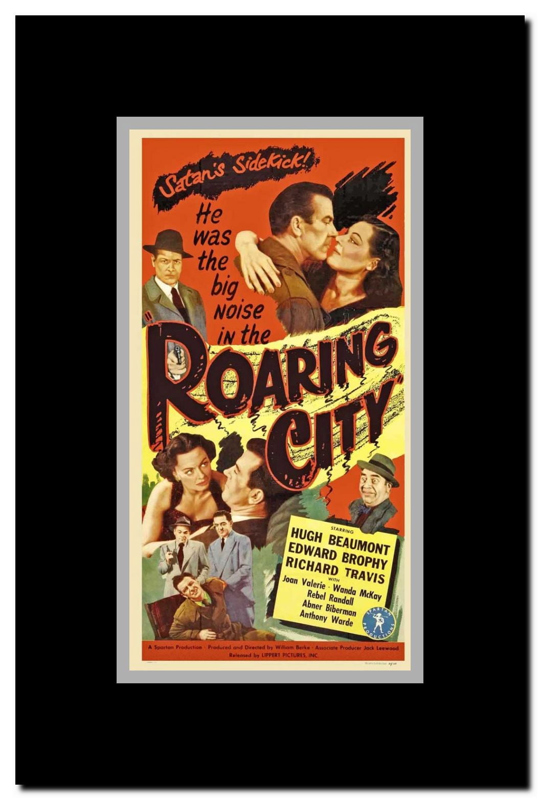 Roaring City Framed Movie Poster