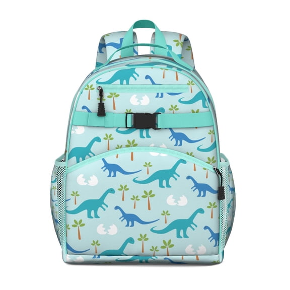 Roaring Dinosaur Backpack - Waterproof Travel Bag with Secure Chest Strap & Side Pockets