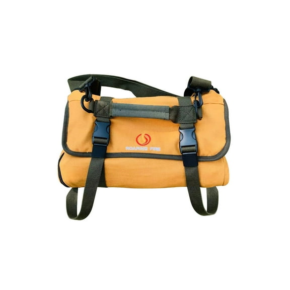 Roaring Fire The Pack Mule Versatile Double-sided Tool Roll Bag, Orange, 24.8x13 inch
