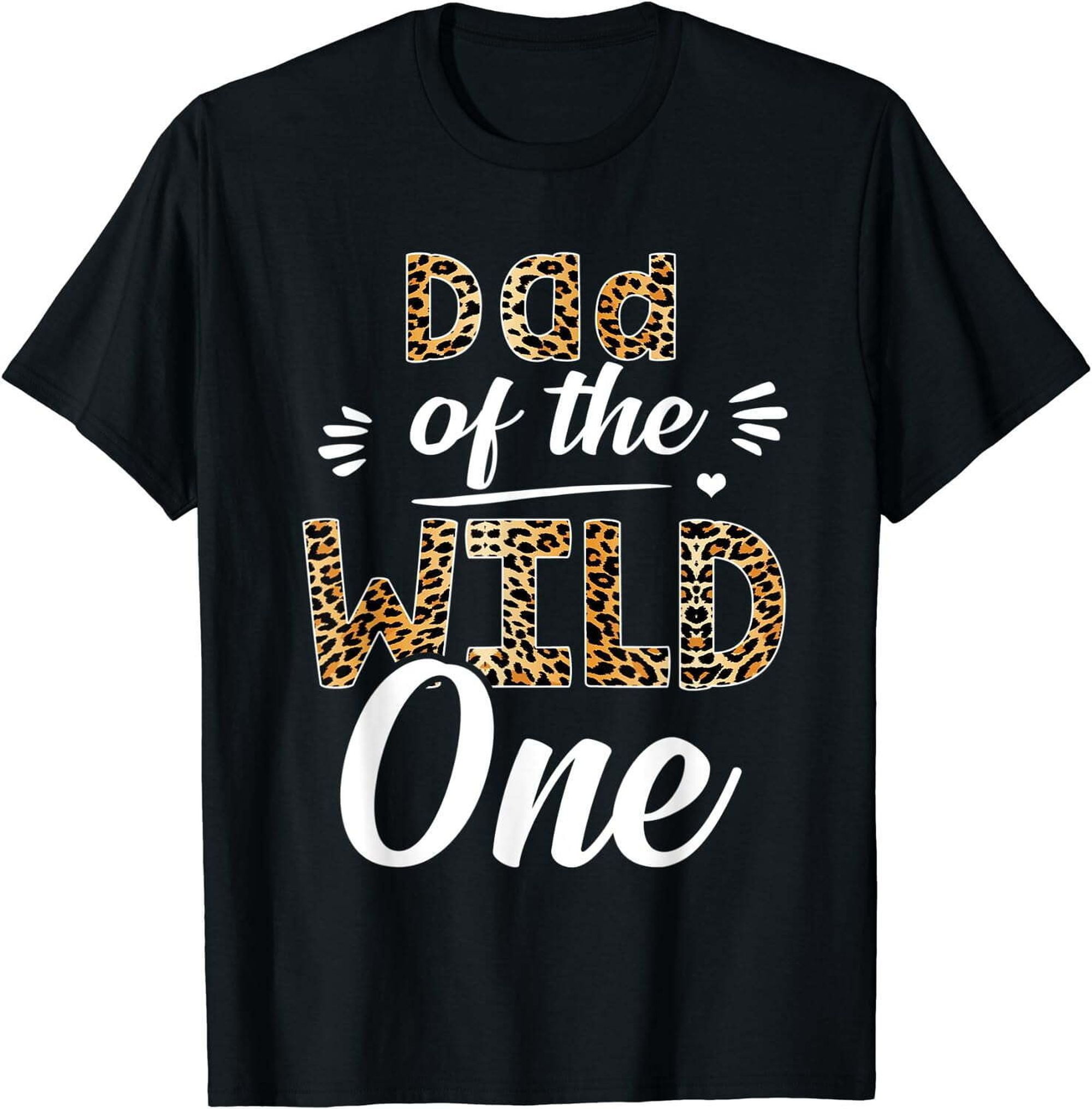 Roaring Fun ZooThemed 1st Birthday Bash TShirt in Black for the Dad