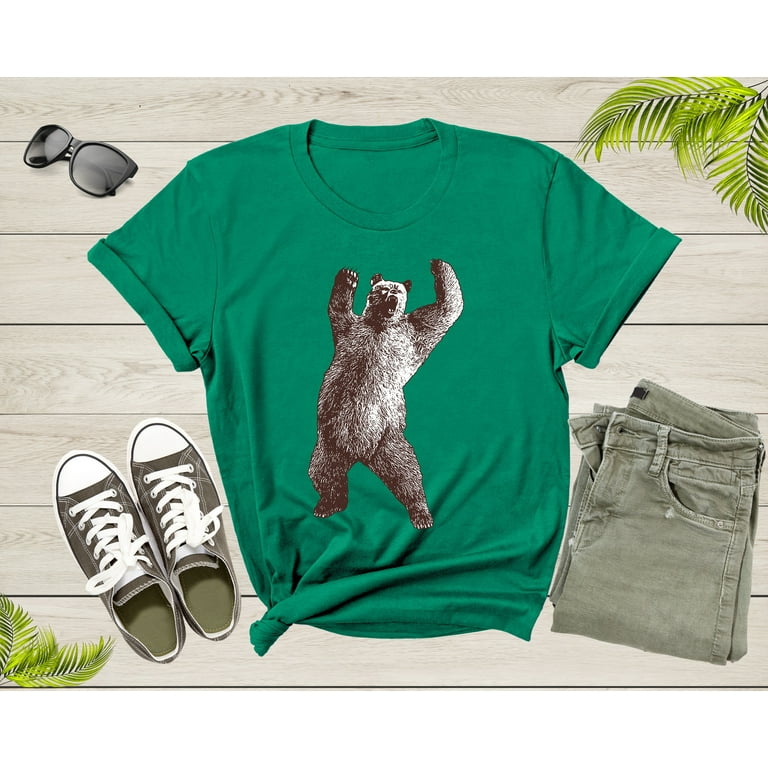 Growling Bear Tan Tee Growling Bear Tan Tee