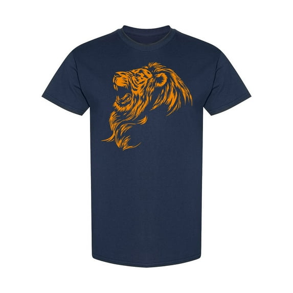 Roaring Lion Graphic T-Shirt Men -Image by Shutterstock, Male Small