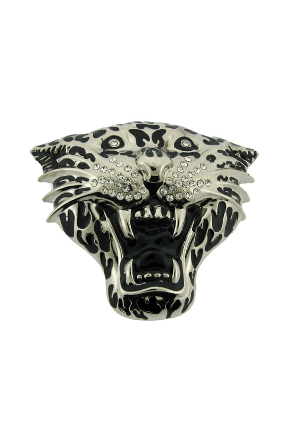 Roaring Lion Tiger Big Cat Die Cut Wild Animal Life Belt Buckle.