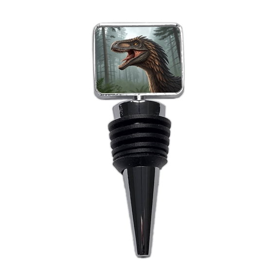 Roaring Raptor Dinosaur Wine Bottle Stopper Cap Plug