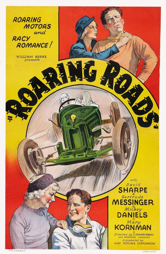 Roaring Roads U Canvas Art - (24 x 36)