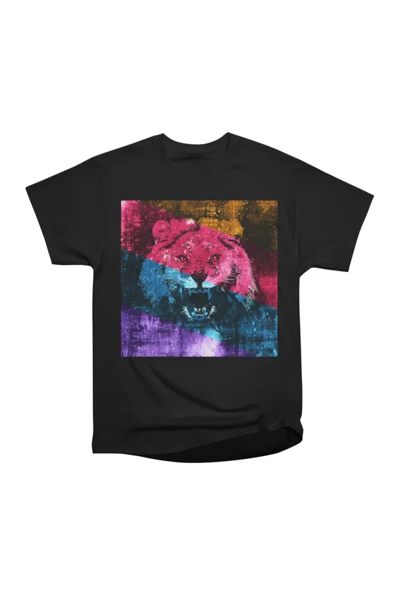 Roaring Spectrum Lion T-Shirt Tee Gift For Him Merch For Her Apparel For Friend