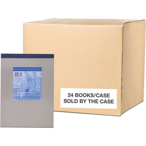 Roaring Spring 4x4 Graph Ruled Top Bound Lab Book Pad with Numbered Carbonless Sets, 1 Case (24 Total), 8" x 11" 50 Sets, White/Blue Pages