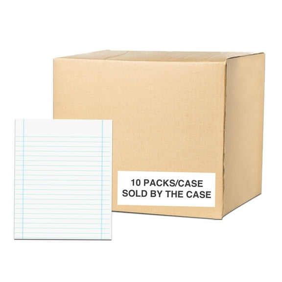 Roaring Spring Case of 10 NY State Regency Placement Test Paper, 250 Folded to 10" x 8" Sheets/Pack, 50# White, Plain Heading