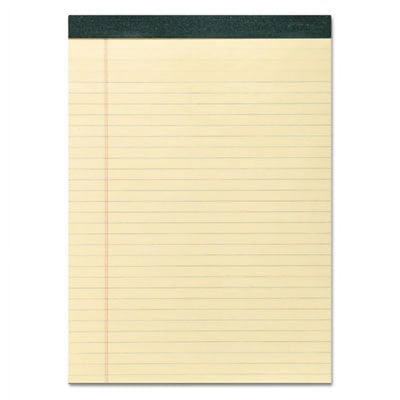 Roaring Spring Recycled Legal Pad 8 1/2 x 11 3/4 Pad 8 1/2 x 11 Sheets 40/Pad Canary Dozen 74712