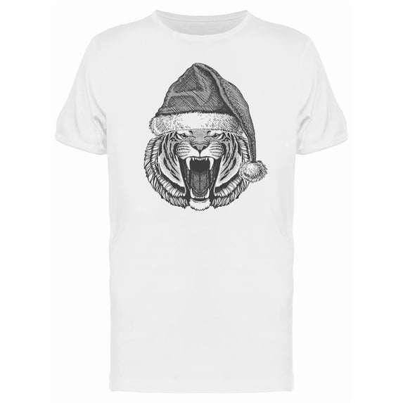 Roaring Tiger Christmas Tee Men's -Image by Shutterstock