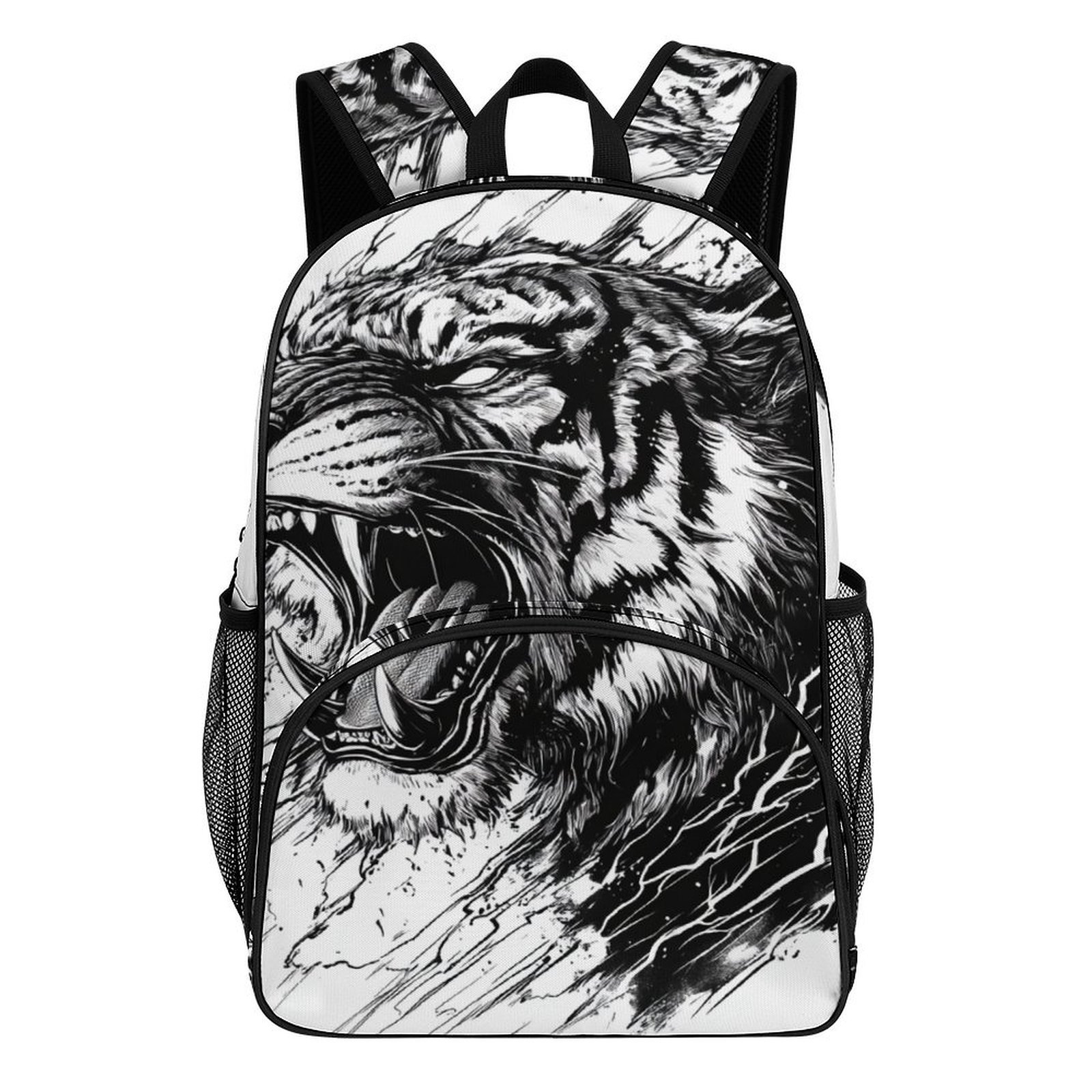 Roaring Tiger Ink Splash Art Backpacks for Backpack for Bookbag