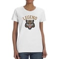 thumbnail image 1 of Roaring Tiger Vintage Design Shaped T-Shirt Women -Image by Shutterstock, Female Small, 1 of 4
