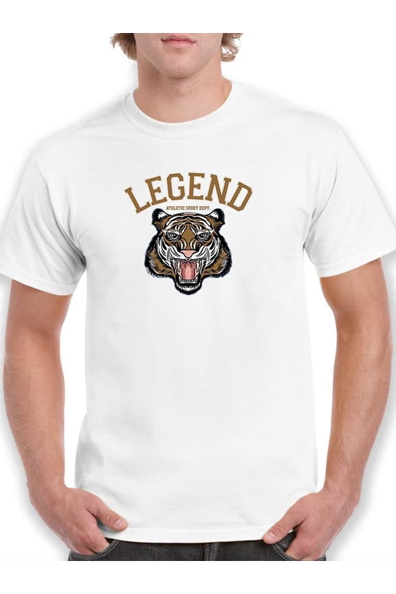 Roaring Tiger Vintage Design T-Shirt Men -Image by Shutterstock, Male Large