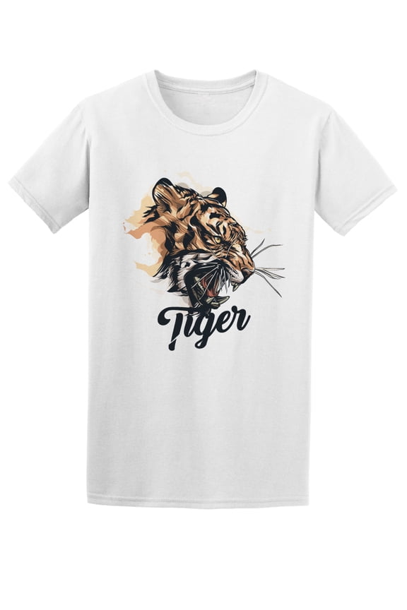 Roaring Tiger With Caption Tee Men's -Image by Shutterstock