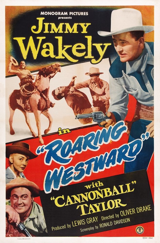 Roaring Westward U Canvas Art - (24 x 36)