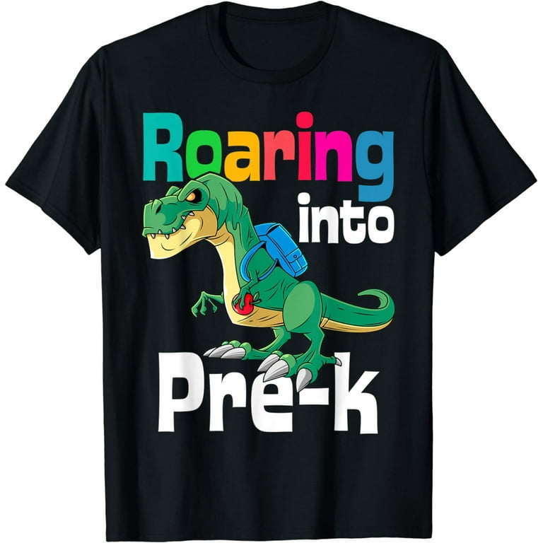 Roaring Pre-K Dinosaur T Rex Back To School Shirt Boys Roaring Pre-K Dinosaur T Rex Back To School Shirt Boys