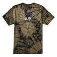 thumbnail image 1 of Roark Men's Fear The Sea Tie Dye Premium Tee T-Shirt in Dusty Green Shibori (X-Small, Dusty Green Shibori), 1 of 5