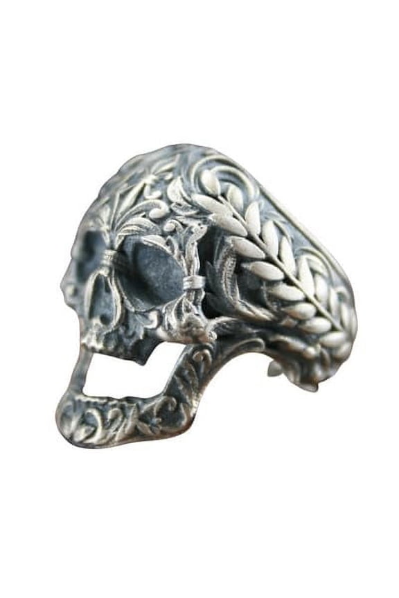 925 Sterling Silver Skeleton Rider Ring | 8.5