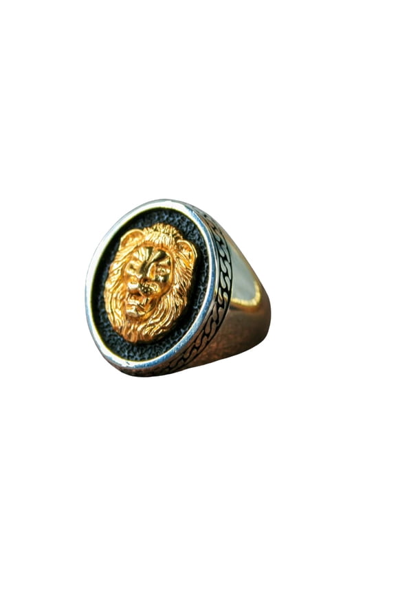 Lion Silver Ring- Silver Jewelry-Gift for Him and Her-925k Turkish Handmade Sterling Silver | 5