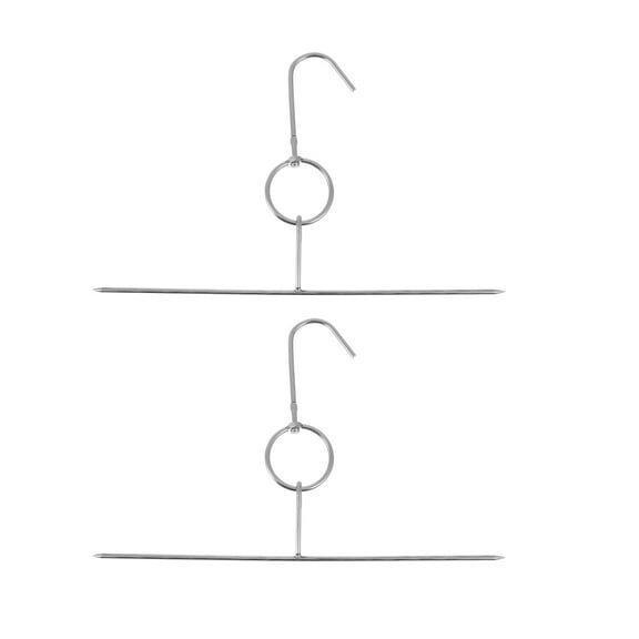 Roast Hooks, Sturdy BBQ Hooks, Convenient Poultry Hooks, Creative Meat Hooks, Useful Meat Hooks2Pcs Sturdy Meat Hooks Creative Poultry Hooks Simple BBQ Hooks Roast Wax Forks