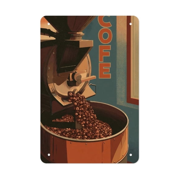 Roast _ Pour Creative Gift Tin Art - Unique Design - Housewarming Gift