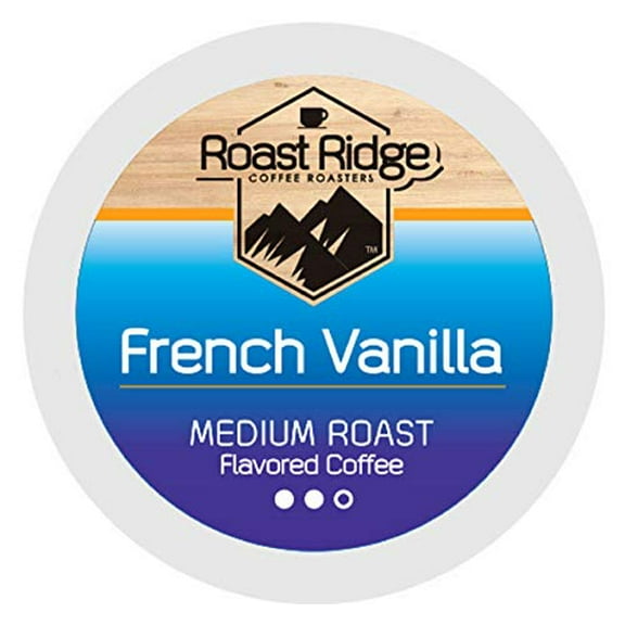 Roast Ridge Single Serve Coffee Pods for Keurig K-Cup Brewers, French Vanilla Blend, Medium Roast, 100 Count
