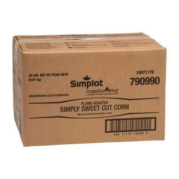 Roast Works Flame Roasted Simply Sweet Cut Corn, 20 lb. bag, 1 bag per case