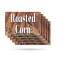 thumbnail image 1 of Roasted Corn Vinyl Decal 5 Pack of 12 Inch x 16 Inch Weatherproof Heavy-Duty Adhesive Backing | Freshly Made Snacks, Local Farms, Delicious Treats | Made in USA, 1 of 6