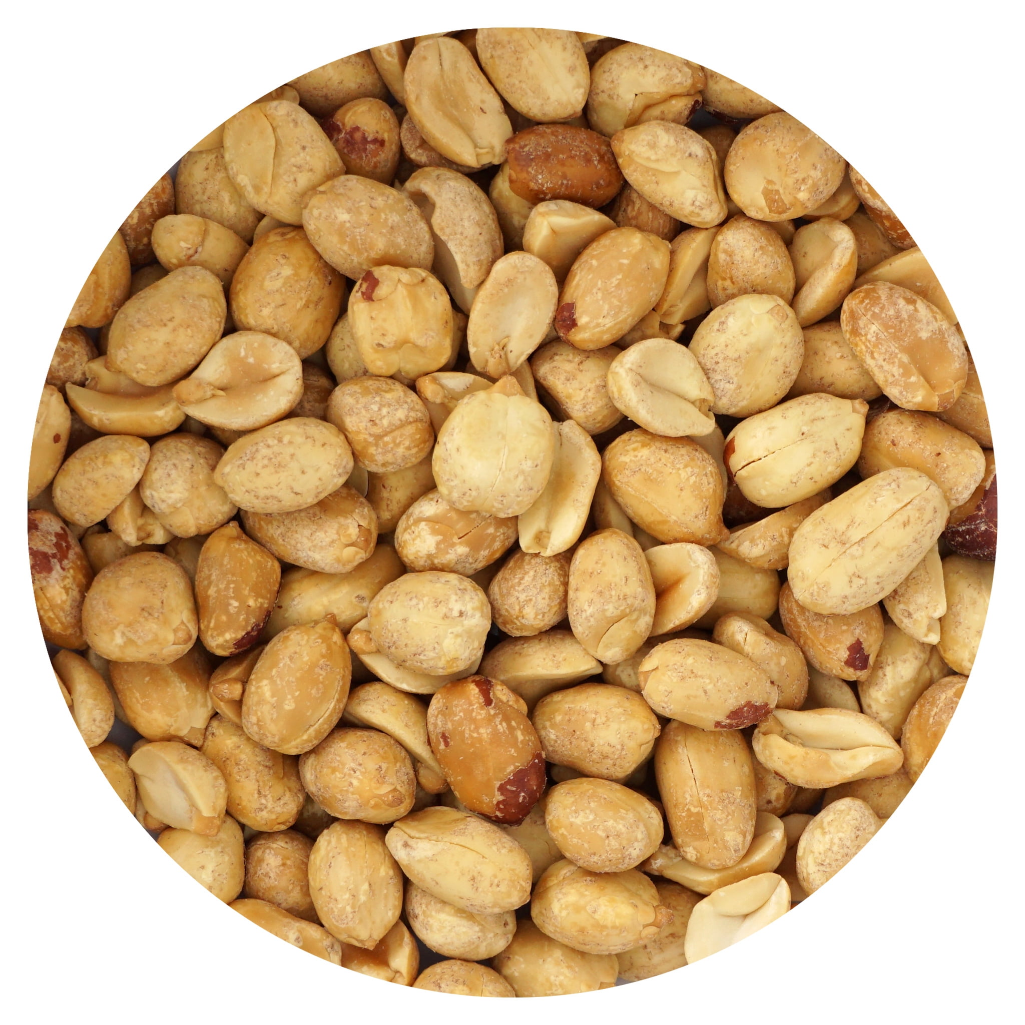 Roasted and Unsalted Peanuts, 1 Pound Bag (16 Ounce Bulk Bag)
