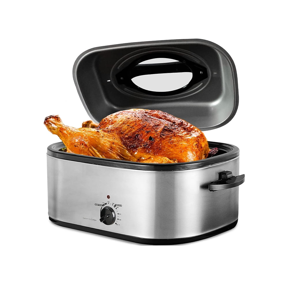 Roaster Oven, 24 Quart Electric Roaster Oven with SelfBasting Lid and
