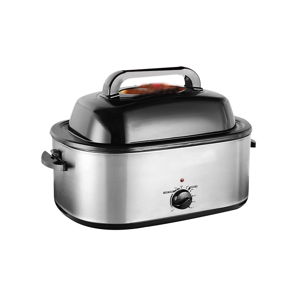 Roaster Oven 26 Quart Electric Roaster Oven With Viewing Lid And Rack roaster-oven-26-quart-electric-roaster-oven-with-viewing-lid-and-rack