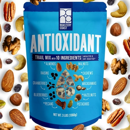 Roastery Coast Antioxidant Mix 3lb | Nuts Snack Mix | Deluxe assorted snack | nut snacks | healthy snacks for adults | dry fruits | nut mix