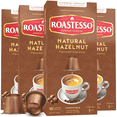 thumbnail image 1 of Roastesso Hazelnut Flavored Aluminum Espresso Capsules Compatible with Nespresso Original, 40 Count, 1 of 9