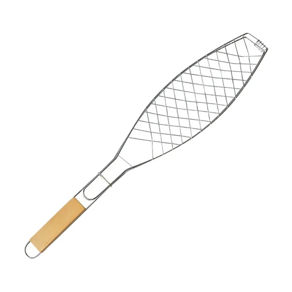 Roasting Fish Grilling BBQ Grill Basket Vegetable Folding Handle Nonstick Outdoor Barbecue Cookware Tool Mesh BBQ Cooking Grills