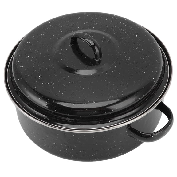 Roasting Pan, Exquisite Roasting Pan With Lid For Barbecue For Baked Sweet Potatoes For Household Iron Cover 26cm