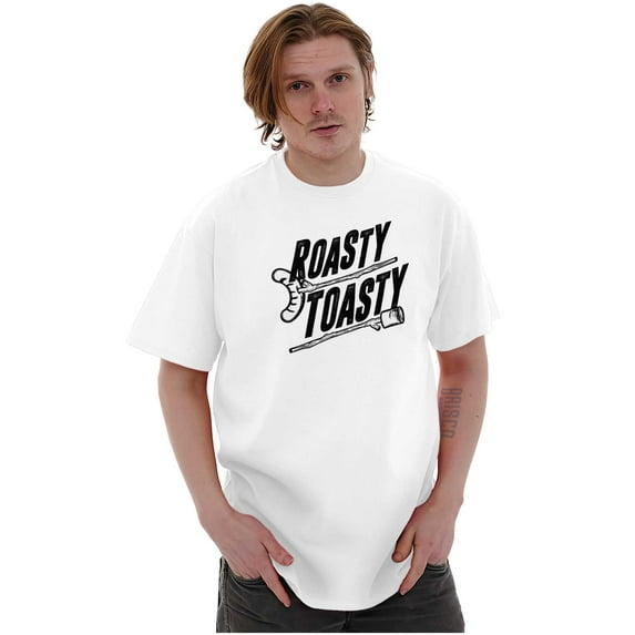 Roasty Toasty Outdoor Camping Nature Men's Graphic T Shirt Tees Brisco Brands X