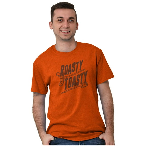 Roasty Toasty Outdoor Camping Nature Plus Size Crewneck Graphic Tee Shirt Brisco Brands 2X