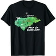 thumbnail image 1 of Roatan Catracho Proud Honduran Map of Honduras T-Shirt, 1 of 3